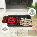 Plaid Joy Wreath Sassafras Switch Mat