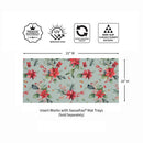 VivaStyle Poinsettia Bliss Sassafras Switch Mat, 22"Lx10"H