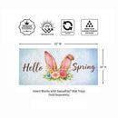Hello Spring Rabbit Ears Sassafras Switch Mat