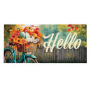 Hello Fall Pumpkin & Leaves Sassafras Switch Mat