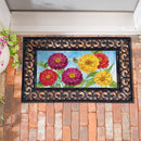Multicolor Zinnias & Bees Sassafras Switch Mat