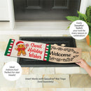 Festive Gingerbread Man Sassafras Switch Mat