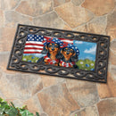 Patriotic Dachshund Duo Sassafras Switch Mat