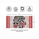 Winter Grove Raccoons Sassafras Mat