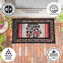 Winter Grove Raccoons Sassafras Mat