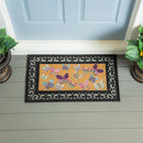 Seaside Retreat Flocked Coir Sassafras Switch Mat, Butterflies, 22"x10"