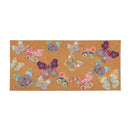 Seaside Retreat Flocked Coir Sassafras Switch Mat, Butterflies, 22"x10"
