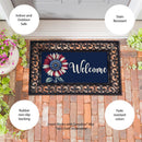 Patriotic Vibrant Sunflower Sassafras Switch Mat