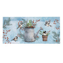 Snowbirds Chickadee Watering Can Sassafras Switch Mat