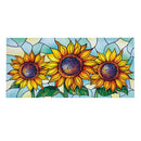 Stained Glass Sunflower Stalk Sassafras Switch Mat