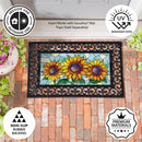 Stained Glass Sunflower Stalk Sassafras Switch Mat