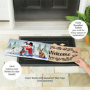 Snowman & Friends Sassafras Switch Mat