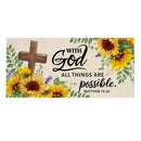 With God Anything Is Possible Sassafras Switch Mat