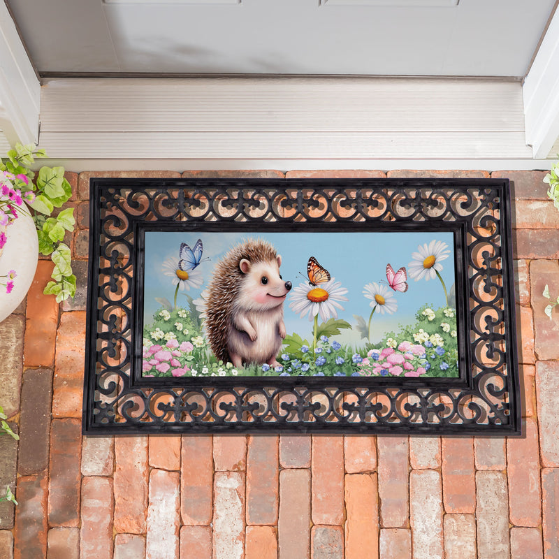 Hedgehog & Daisies Sassafras Switch Mat