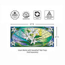 Stained Glass Easter Lilies Sassafras Switch Mat