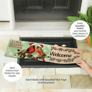 Snowbirds Sassafras Switch Mat, Love Warms Winter