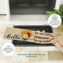 Hello Fall Bow Florals Sassafras Switch Mat