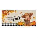 Frankie The Fall Highland Cow Sassafras Switch Mat