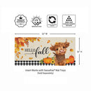 Frankie The Fall Highland Cow Sassafras Switch Mat
