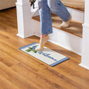 Welcome Blue Hydrangea Sassafras Switch Mat