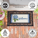 Welcome Blue Hydrangea Sassafras Switch Mat