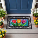 Stained-Glass Tulips Sassafras Switch Mat