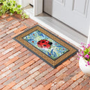 Pollinator Garden Blue Florals Ladybug Sassafras Switch Mat