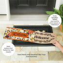 Fall Floral Welcome Sassafras Switch Mat