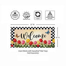 Tulip Garden Welcome Sassafras Switch Mat