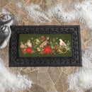 Joyful Traditions Flocked Coir Sassafras Switch Mat, Partridge,Bird,Goose, 22"x10"