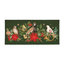Joyful Traditions Flocked Coir Sassafras Switch Mat, Partridge,Bird,Goose, 22"x10"