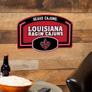 University of Louisiana at Lafayette USA Embossed Steel Wall Sign, 11" x 17"
