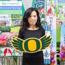 University of Oregon Layered Metal Wall Art