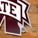 Mississippi State University Layered Metal Wall Art
