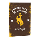 University of Wyoming Wood Wall Sign, 16x24
