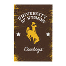 University of Wyoming Wood Wall Sign, 16x24