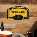 US Army USA Stamped Steel Wall Sign, 11" x 17"
