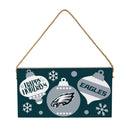Philadelphia Eagles Holiday Wood Wall Sign, 6x11