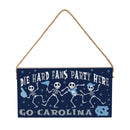 University of North Carolina Halloween Wood Wall Sign, 6x11