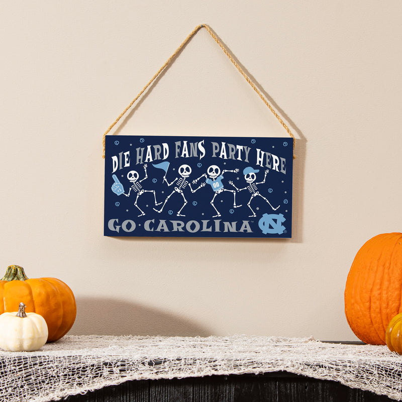 University of North Carolina Halloween Wood Wall Sign, 6x11