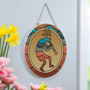 Southwest Sunrise Wood Door Decor, Kokopelli, 18"