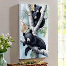 High Country Bear Family Indoor Wall Decor, Wood, Mama and Baby Bears, 24"x16"