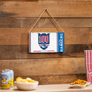 New York Rangers,100 Anniversary Wood Wall Sign, 6x11
