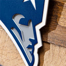 New England Patriots Layered Metal Wall Art