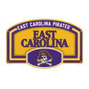 East Carolina University USA Embossed Steel Wall Sign, 11" x 17"