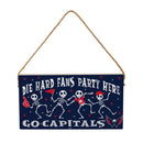 Washington Capitals Halloween Wood Wall Sign, 6x11