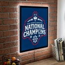 University of Connecticut, Womens NCAA Basketball Champions  Edge Lite 23" Square, LED Wall Sign