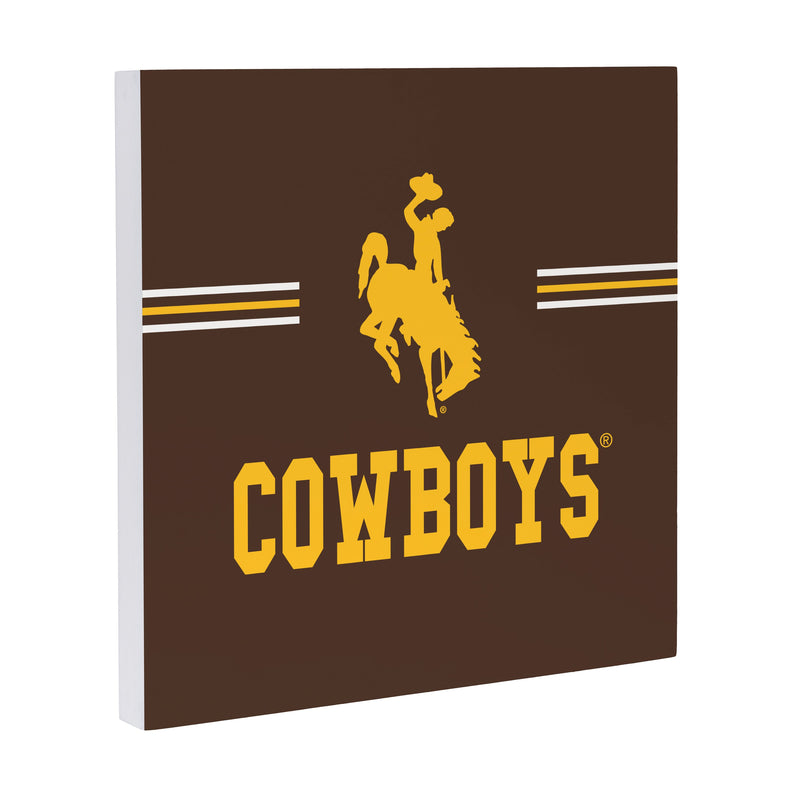 University of Wyoming Wood Wall Sign, 12x12