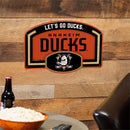 Anaheim Ducks USA Embossed Steel Wall Sign, 11" x 17"