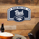 University of Nevada USA Embossed Steel Wall Sign, 11" x 17"